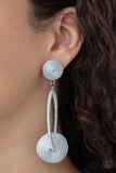 Social Sphere - Silver Earrings Paparazzi