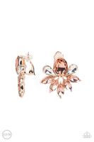 Fearless Finesse - Rose Gold Earrings Paparazzi