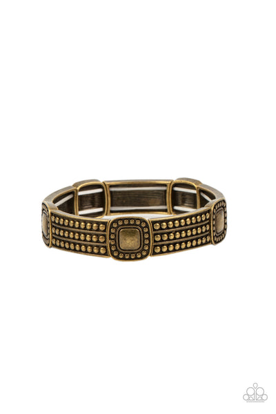 Rustic Redux - Brass Bracelet Paparazzi