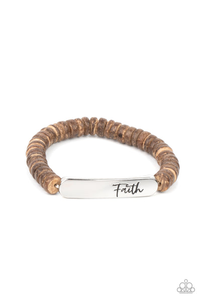 Full Faith - Brown Bracelet Paparazzi