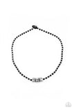 Pull The Ripcord - Black Urban Necklace Paparazzi