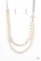 Remarkable Radiance - White Necklace Paparazzi