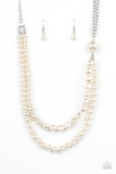 Remarkable Radiance - White Necklace Paparazzi