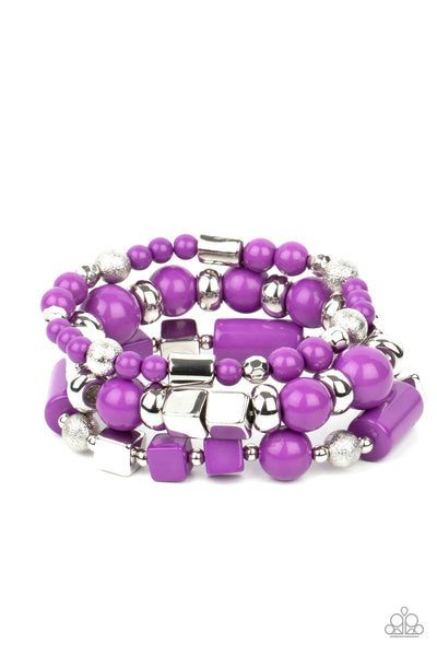 Perfectly Prismatic - Purple Bracelets Paparazzi