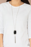 Timeless Talisman - Black Necklace Paparazzi