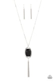 Timeless Talisman - Black Necklace Paparazzi