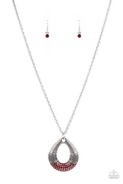 Glitz and Grind - Red Necklace Paparazzi