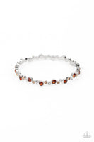 Twinkly Trendsetter - Brown Bracelet Paparazzi