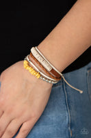 Keep At ROAM Temperature - Yellow Bracelet Paparazzi