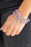 Glacial Glimmer - Purple Bracelet Paparazzi