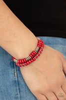 Desert Rainbow - Red Bracelets Paparazzi