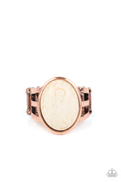 Divine Deserts - Copper and White Ring Paparazzi