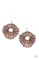 SPOKE Too Soon - Brown Earrings Paparazzi