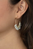 Poshly Primitive - White Earrings Paparazzi