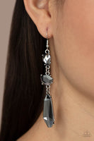 Sophisticated Smolder - Silver Earrings Paparazzi