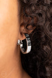 Ready, Steady, GLOW - Black Earrings Paparazzi
