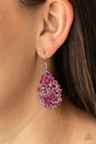 Smolder Effect - Pink Earrings Paparazzi