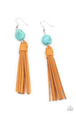 All-Natural Allure - Blue Earrings Paparazzi