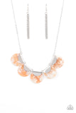 Mermaid Oasis - Orange Necklace Paparazzi
