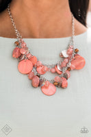 Spring Goddess - Orange Necklace Paparazzi