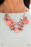 Spring Goddess - Orange Necklace Paparazzi