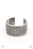 Bronco Bust - Silver Bracelet Paparazzi