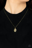 Be The Peace You Seek - Brass Necklace Paparazzi