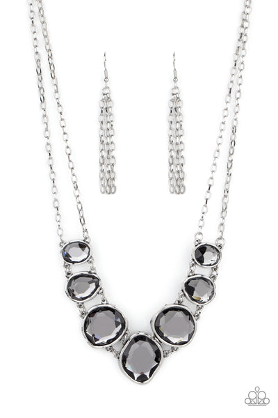 Absolute Admiration - Silver Necklace Paparazzi