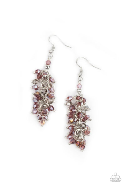 Celestial Chandeliers - Purple Earrings Paparazzi