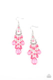 Paid Vacation - Pink Earrings Paparazzi