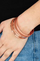 Stackable Style - Copper Bangle Bracelet Paparazzi