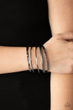 Stackable Style - Black bracelet Paparazzi