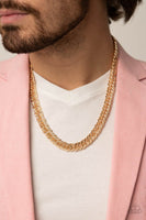 Urban Uppercut - Gold Necklace Paparazzi