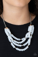 Best POSH-ible Taste - White Necklace Paparazzi