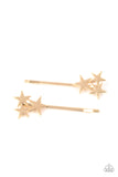 Suddenly Starstruck - Gold Hair Clip Paparazzi