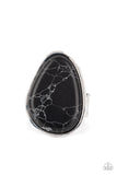 Marble Mecca - Black Ring Paparazzi