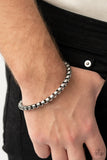 Armed Combat - Silver Bracelet Paparazzi