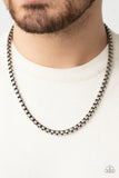 Combat Zone - Silver Necklace Paparazzi