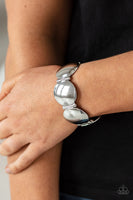 Going, Going, GONG! - Silver Bracelet Paparazzi