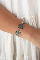 Garden Gate Glamour - Silver Bracelet Paparazzi