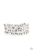 Magnetically Maven - Silver Bracelet Paparazzi