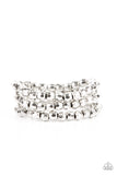 Magnetically Maven - Silver Bracelet Paparazzi