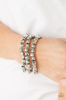 Magnetically Maven - Silver Bracelet Paparazzi