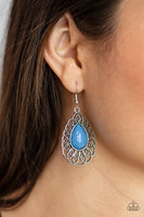 Dream STAYCATION - Blue Earrings Paparazzi