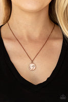 Hold On To Hope - Copper Necklace Paparazzi