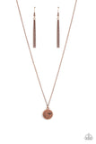 Hold On To Hope - Copper Necklace Paparazzi