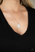 Hold On To Hope - Silver Necklace Paparazzi