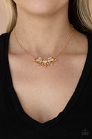 Deluxe Diadem - Gold Necklace Paparazzi