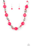 Vidi Vici VACATION - Pink Necklace Paparazzi