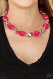 Vidi Vici VACATION - Pink Necklace Paparazzi